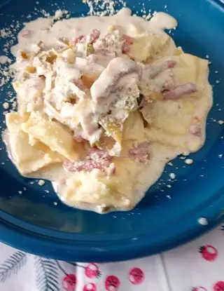 Ricetta Ravioli ricotta e spinaci alla crema di  carciofi di monello