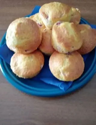 Ricetta Muffin sofficissimi yogurt Greco alla vaniglia e fragole di monello