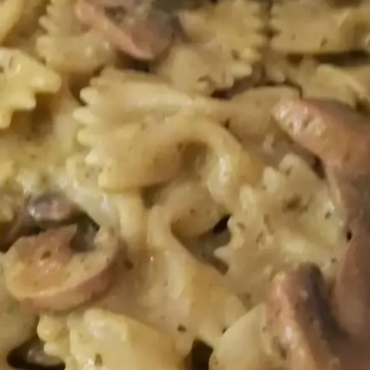 Farfalle funghi e nduja