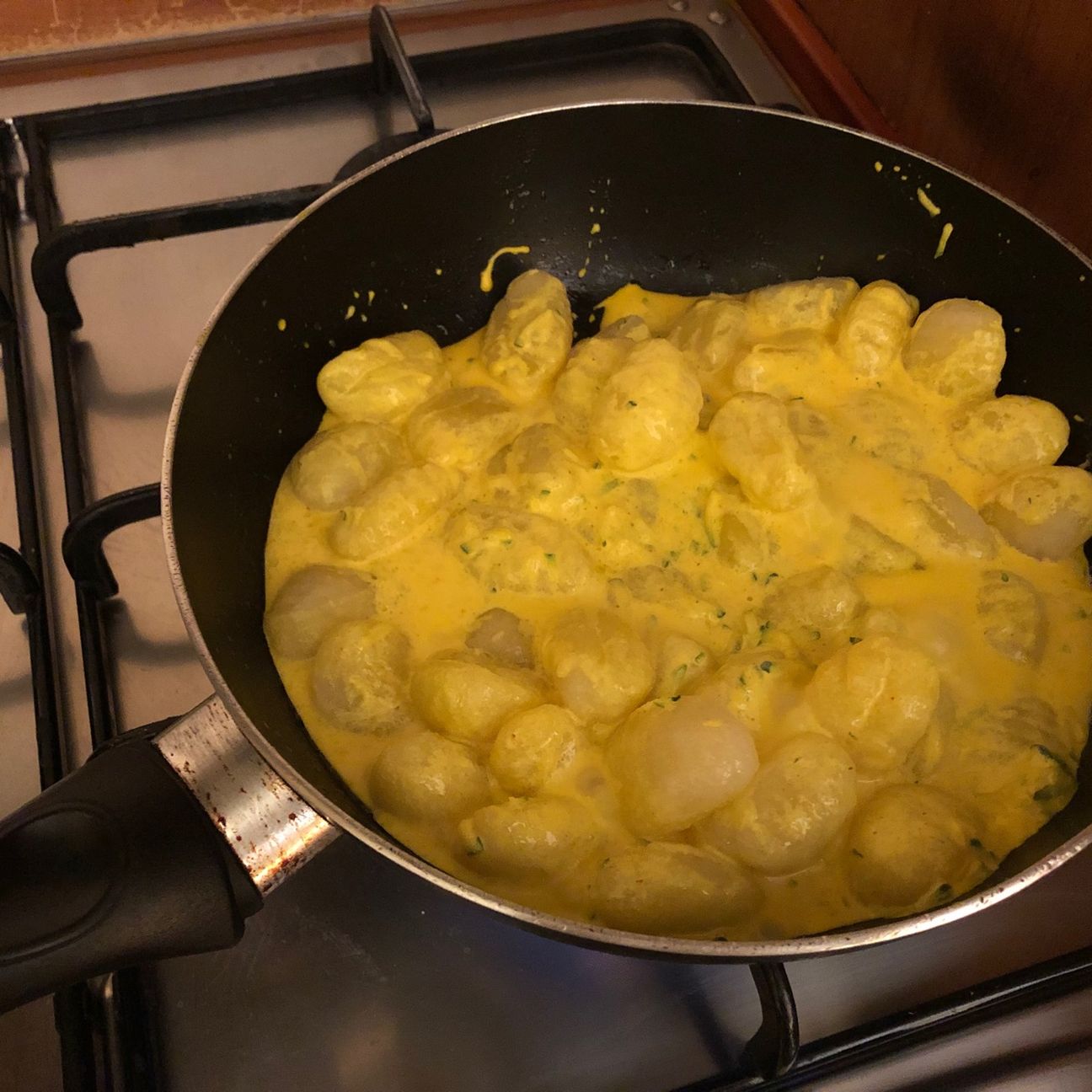 GNOCCHI ZAFFERANO E PANNA