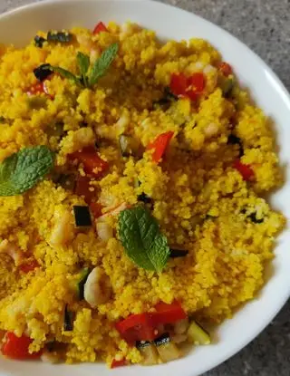 Ricetta Cous cous con gamberetti, verdure e zafferano di swetaly.kitchen