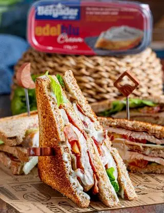 Ricetta Club sandwich con Edelblu Cream Bergader di m.cheffa