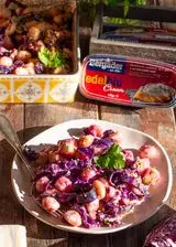 Ricetta Gnocchetti al cavolo rosso gratinati con Edelblu Cream Bergader