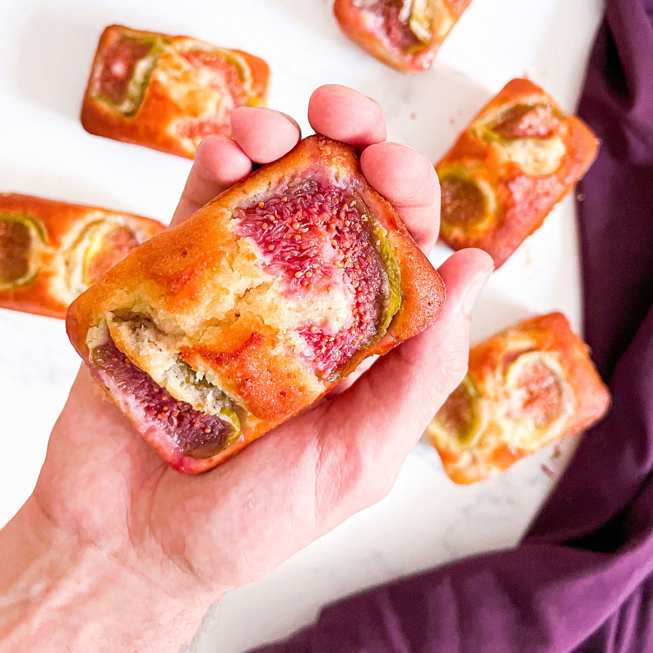 Mini plumcake ai fichi