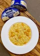 Ricetta Risotto alla zucca e Bavaria Blu Dolce Bergader