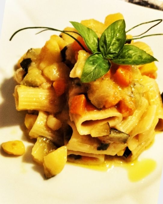 Dadolata vegan in mezze maniche