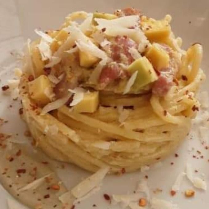 Carbonara all'avocado