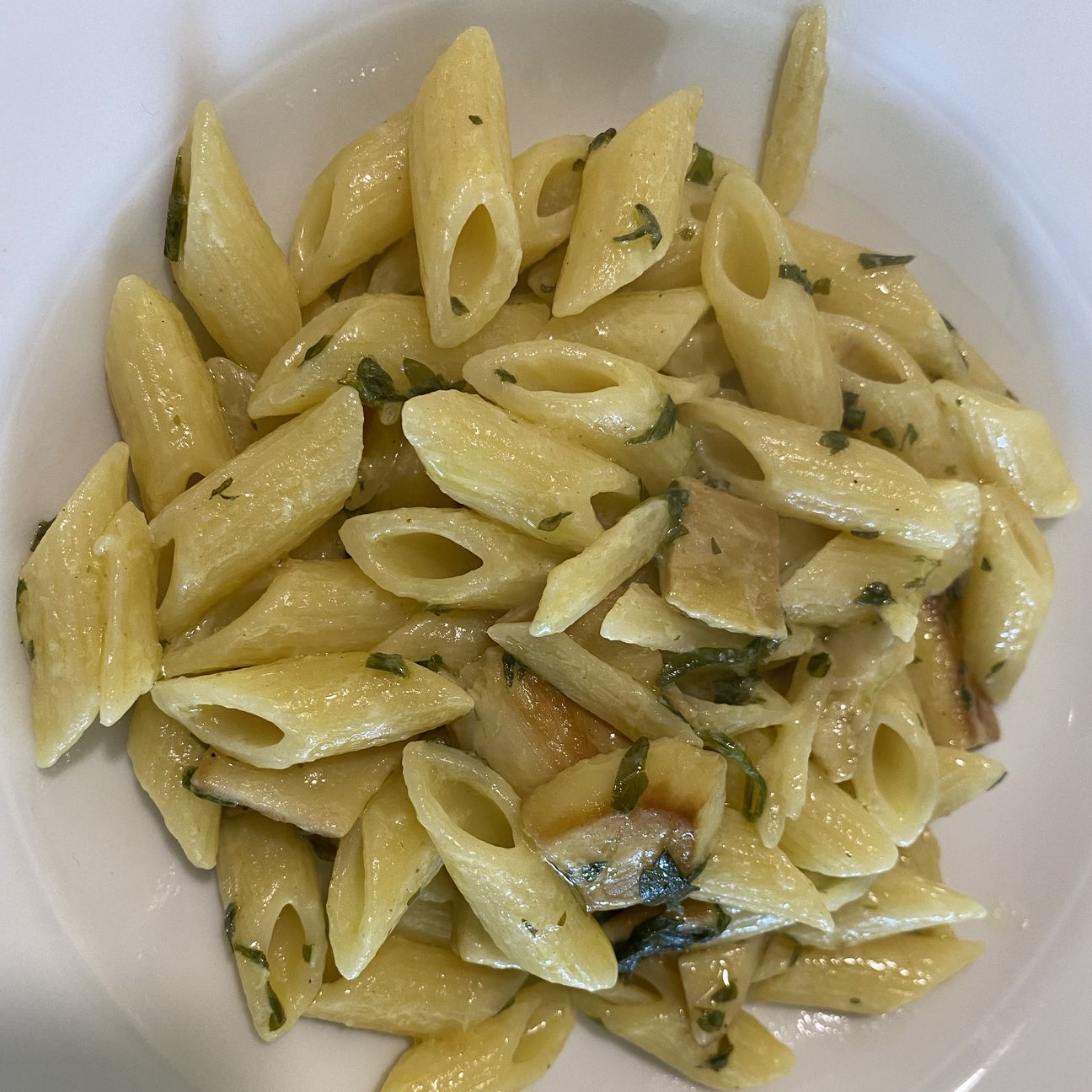 Mezze penne ai funghi