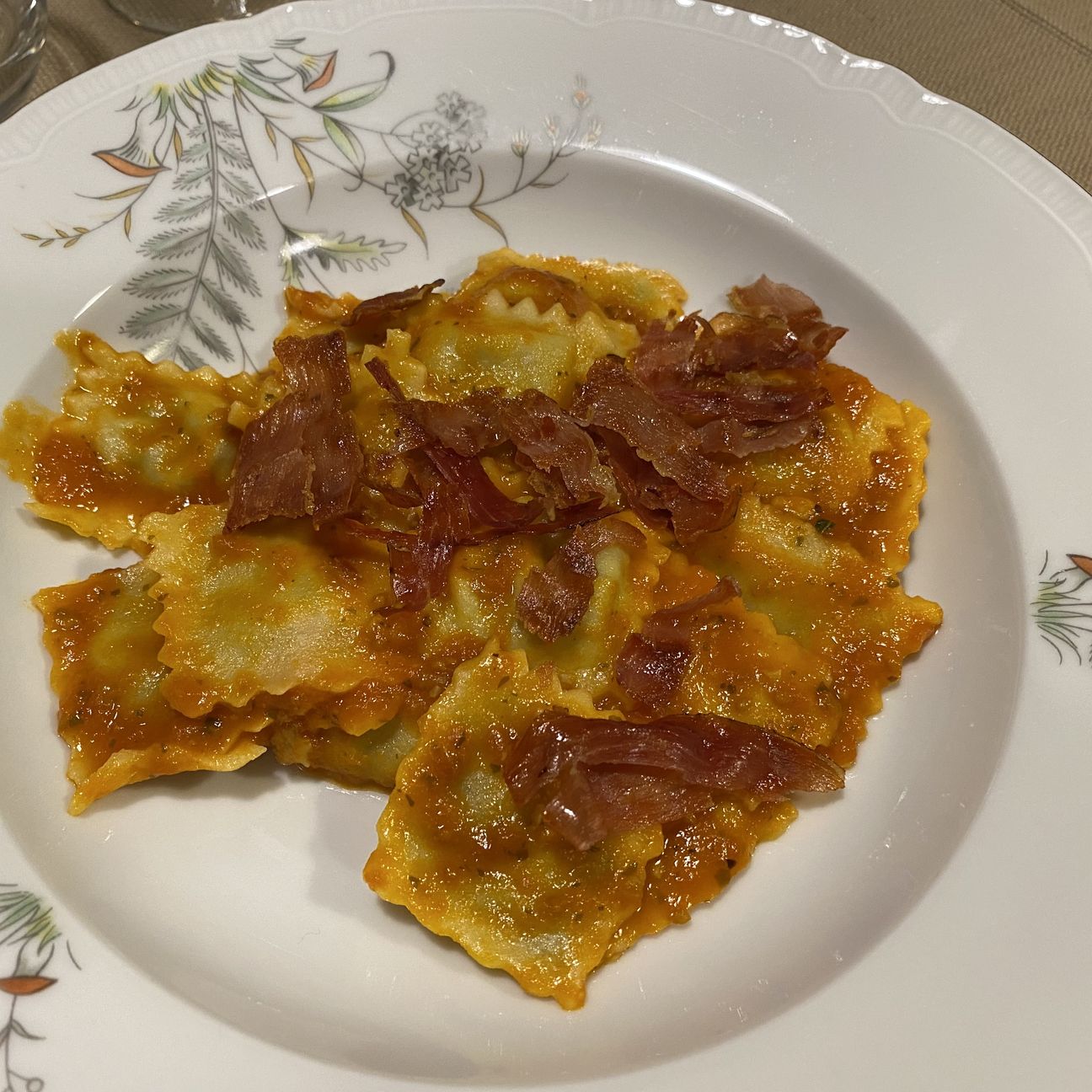 Ravioli funghi e patate