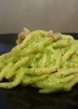 Ricetta Trofie zucchine e speck