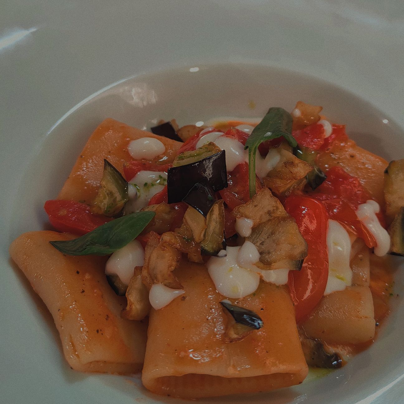 Paccheri tricolore