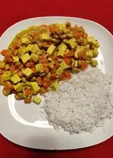 Ricetta Vegan Curry di soia e tofu