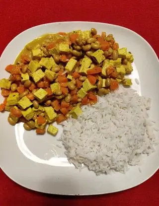 Ricetta Vegan Curry di soia e tofu di Antonia