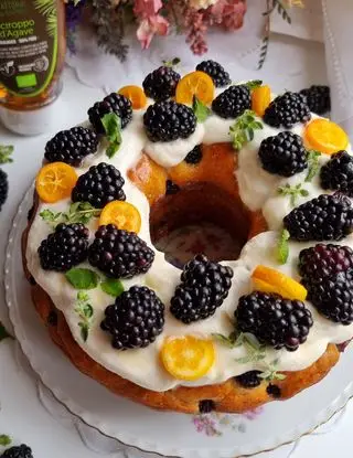 Ricetta BUNDT CAKE CON MORE E SCIROPPO D'AGAVE di fattoriadeisapori