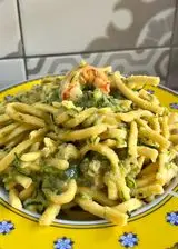 Ricetta Scialatielli al limone con zucchine e gamberi argentini