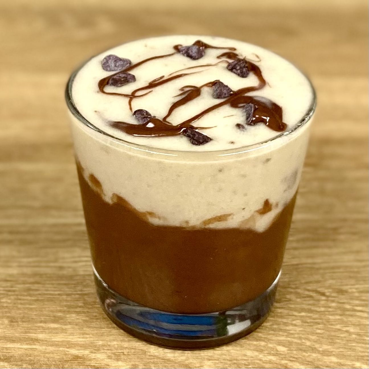 Gelato alla banana, con Nutella e gocce di cioccolato