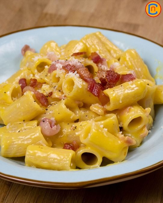 Mezze maniche alla carbonara