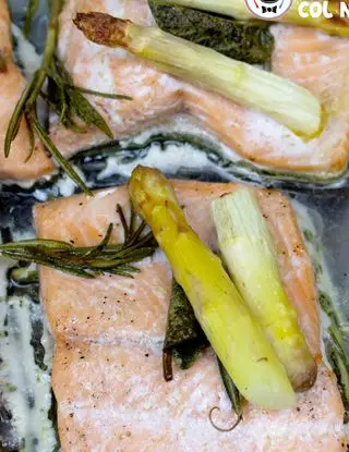 Ricetta Trota con asparagi al forno di incucinacolnobile