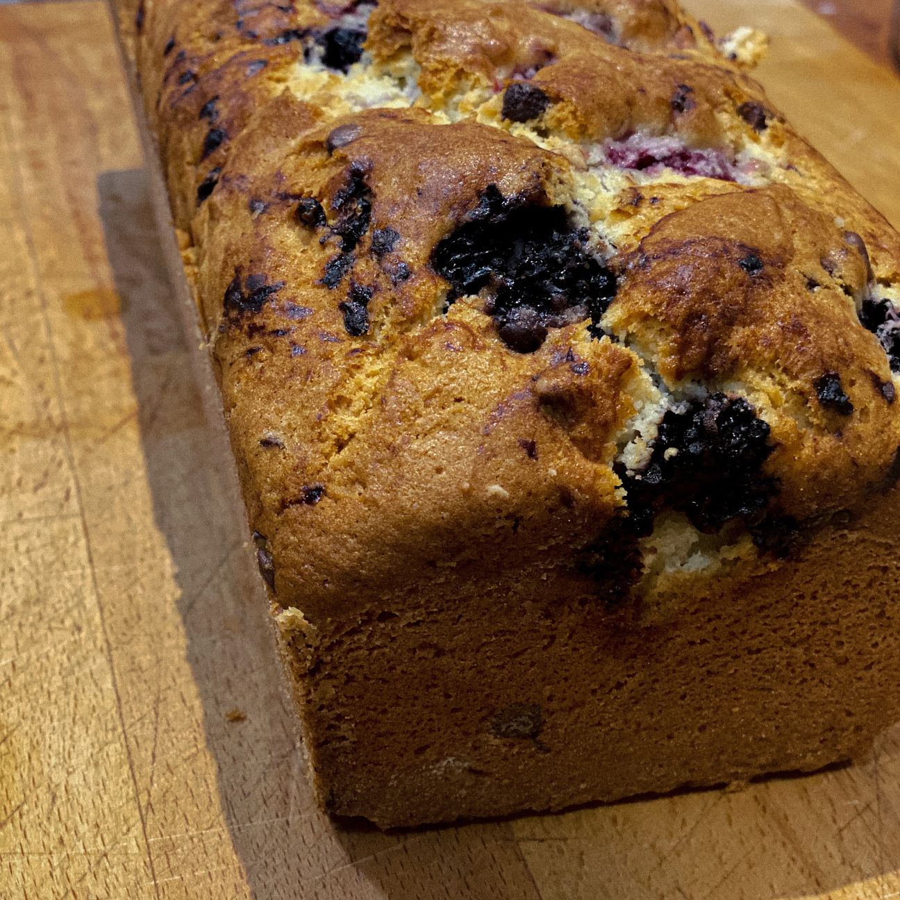 Plumcake Frutti Rossi e Gocce di Cioccolato