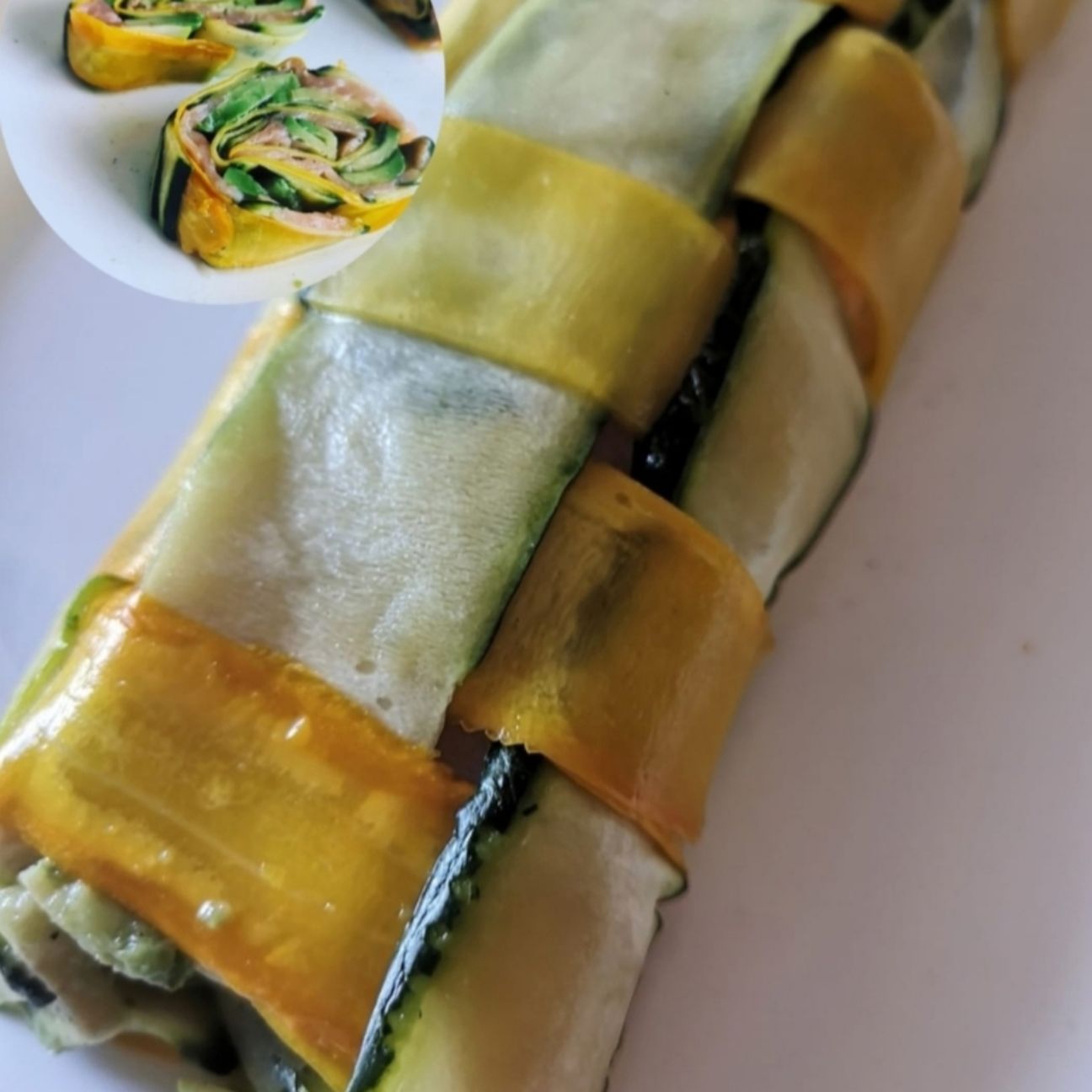 ROTOLO DI ZUCCHINE, FREDDO E INTRECCIATO 😋😋