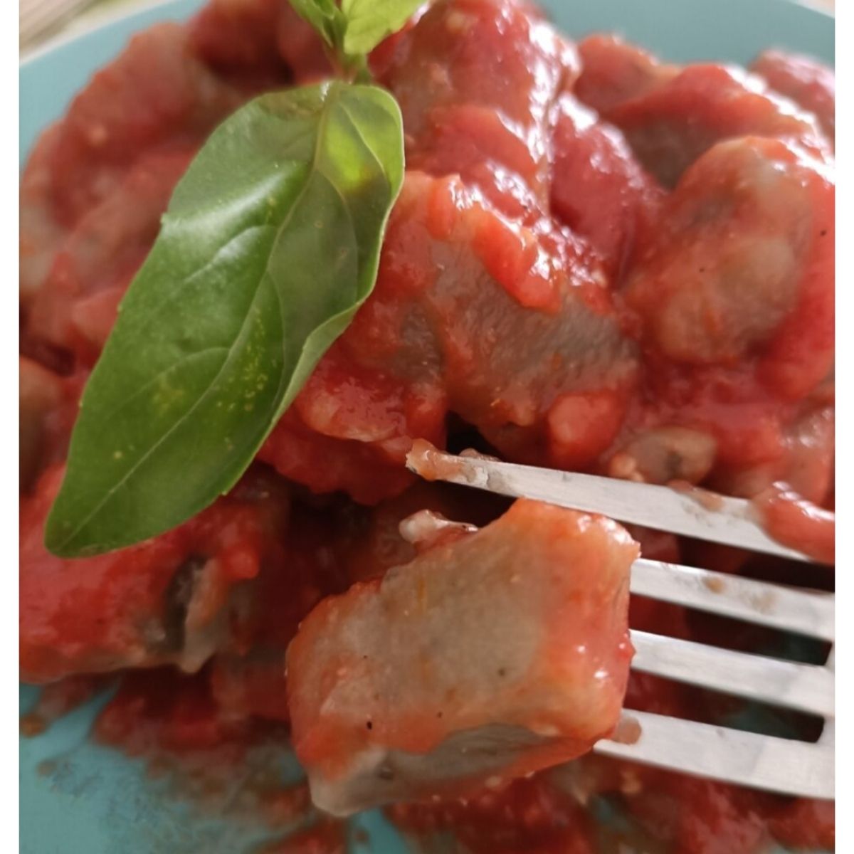 GNOCCHI DI MELANZANA AL SUGO DI POMODORO E BASILICO 😋🍅