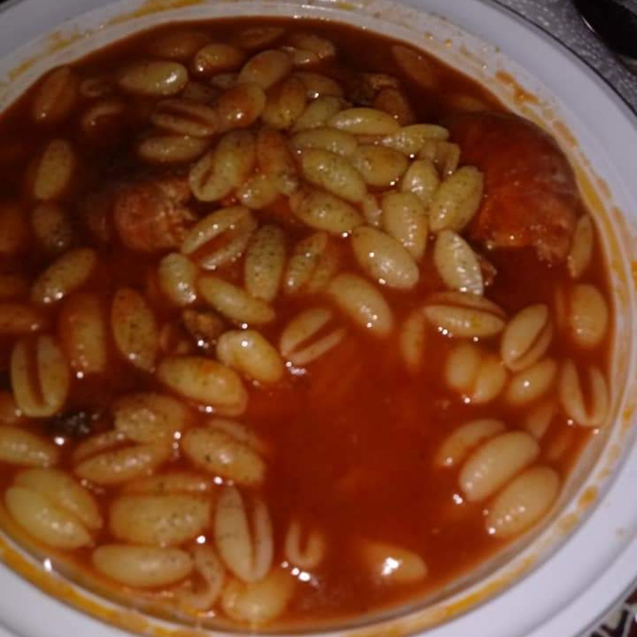 Cavatelli al sugo di astice, gamberoni, cozze, vongole e fasolari