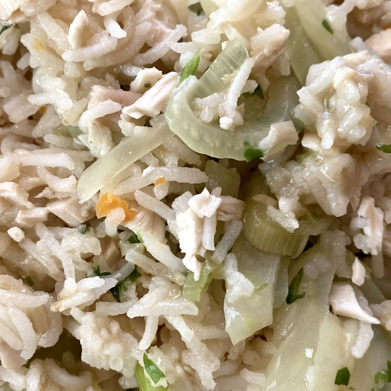 Insalata di riso basmati pollo e finocchio