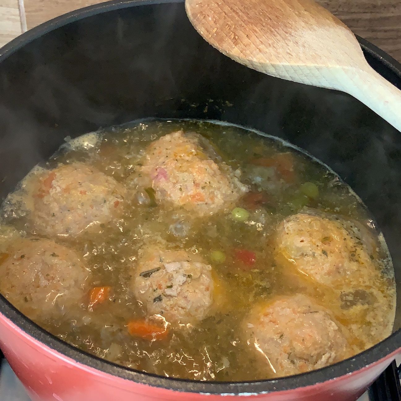 Minestrone e canederli