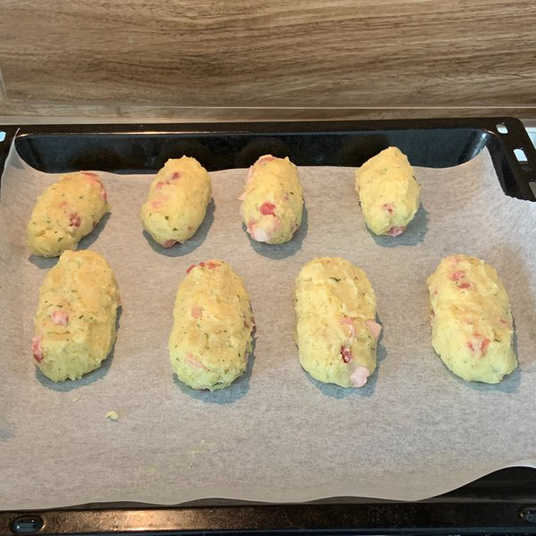 Crocchette di patate con pancetta