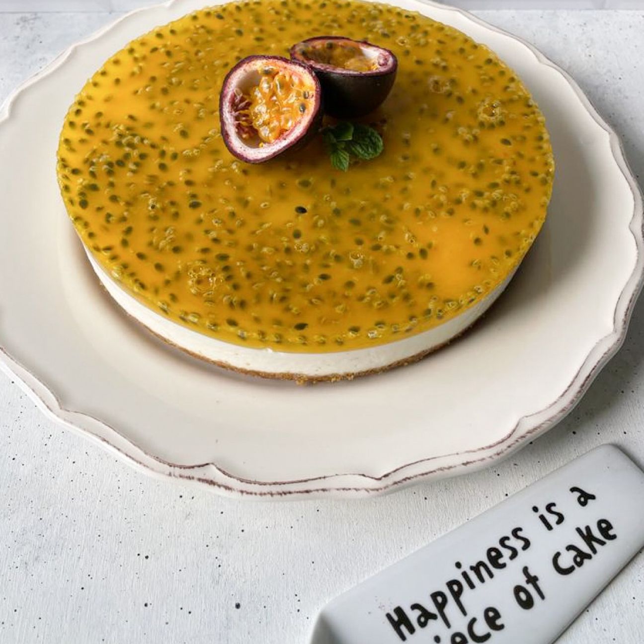 Cheesecake al frutto della passione