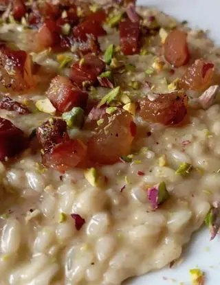 Ricetta Risotto pistacchi e guanciale di ILKeF