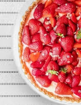 Ricetta Crostata di Fragole e Prosecco di ILKeF