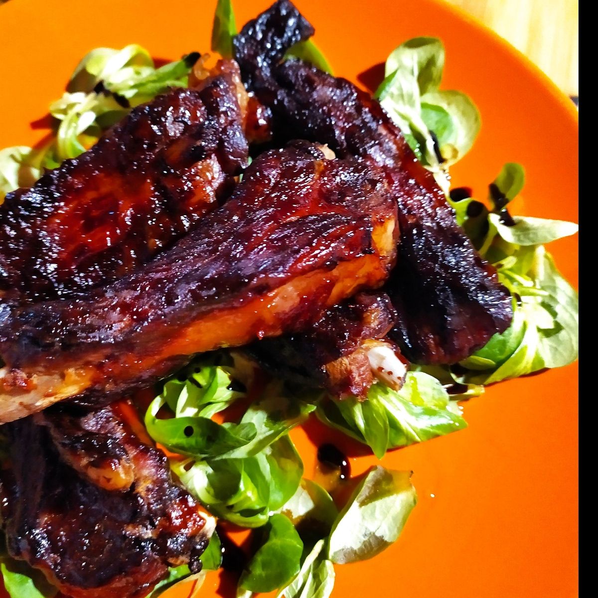 Costine in salsa bbq