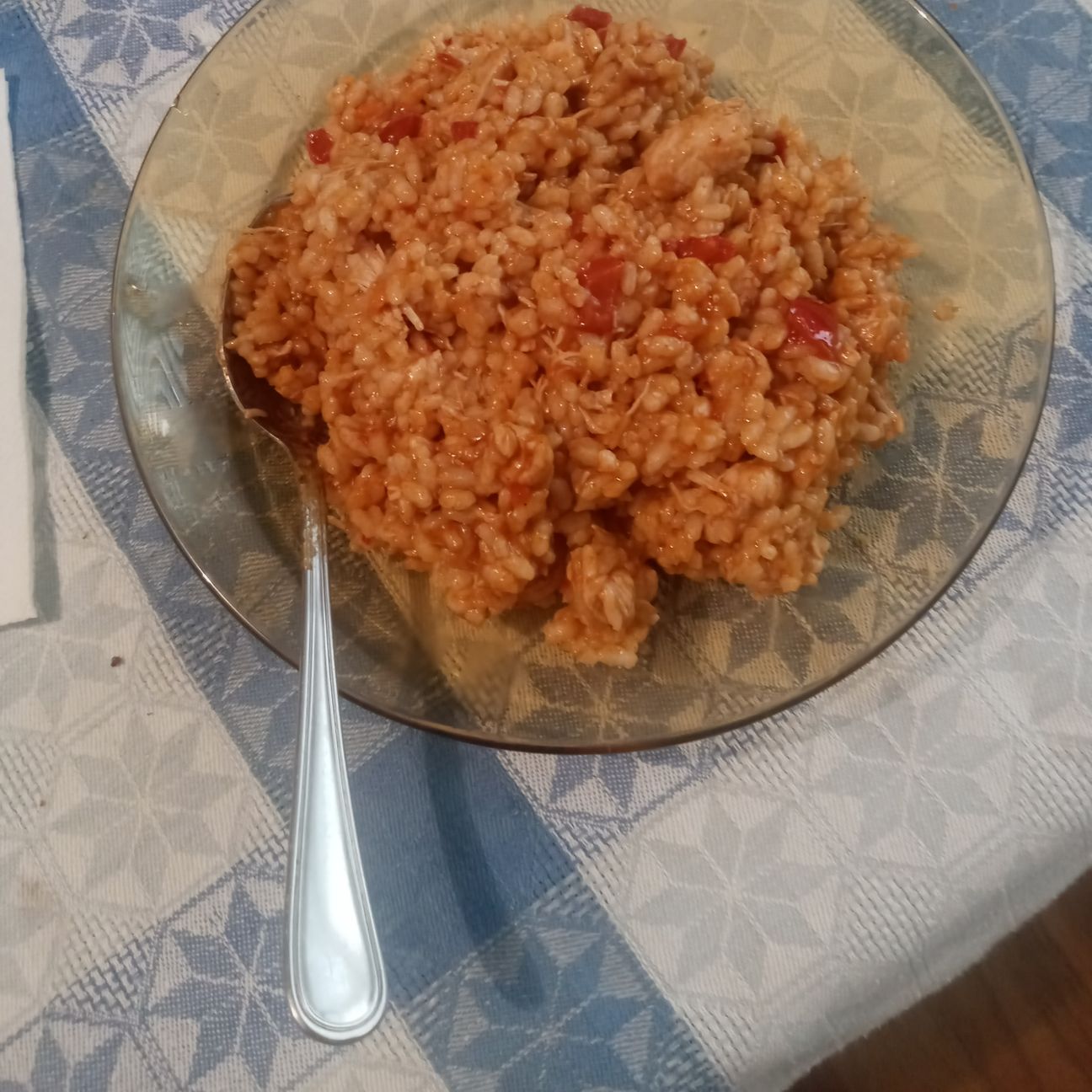 Risotto con pollo e paprica dolce