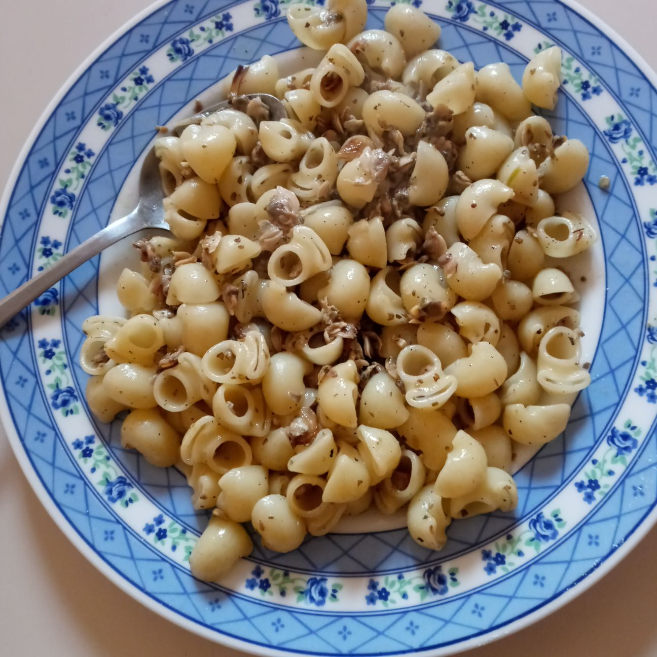 Pasta con le vongole sgusciate