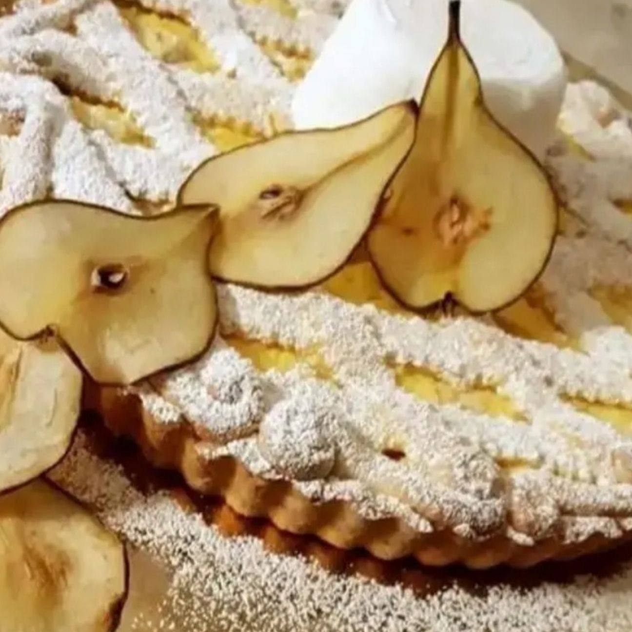 Crostata ricotta e pere