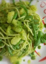 Ricetta Linguine con pesto, patate e fagiolini