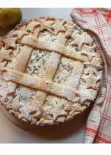 Ricetta Crostata di ricotta, pere e  gocce di cioccolato