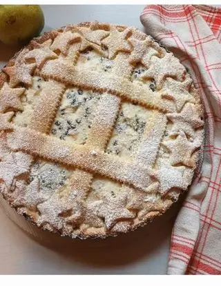 Ricetta Crostata di ricotta, pere e  gocce di cioccolato di annamaria.landi@gmail.com
