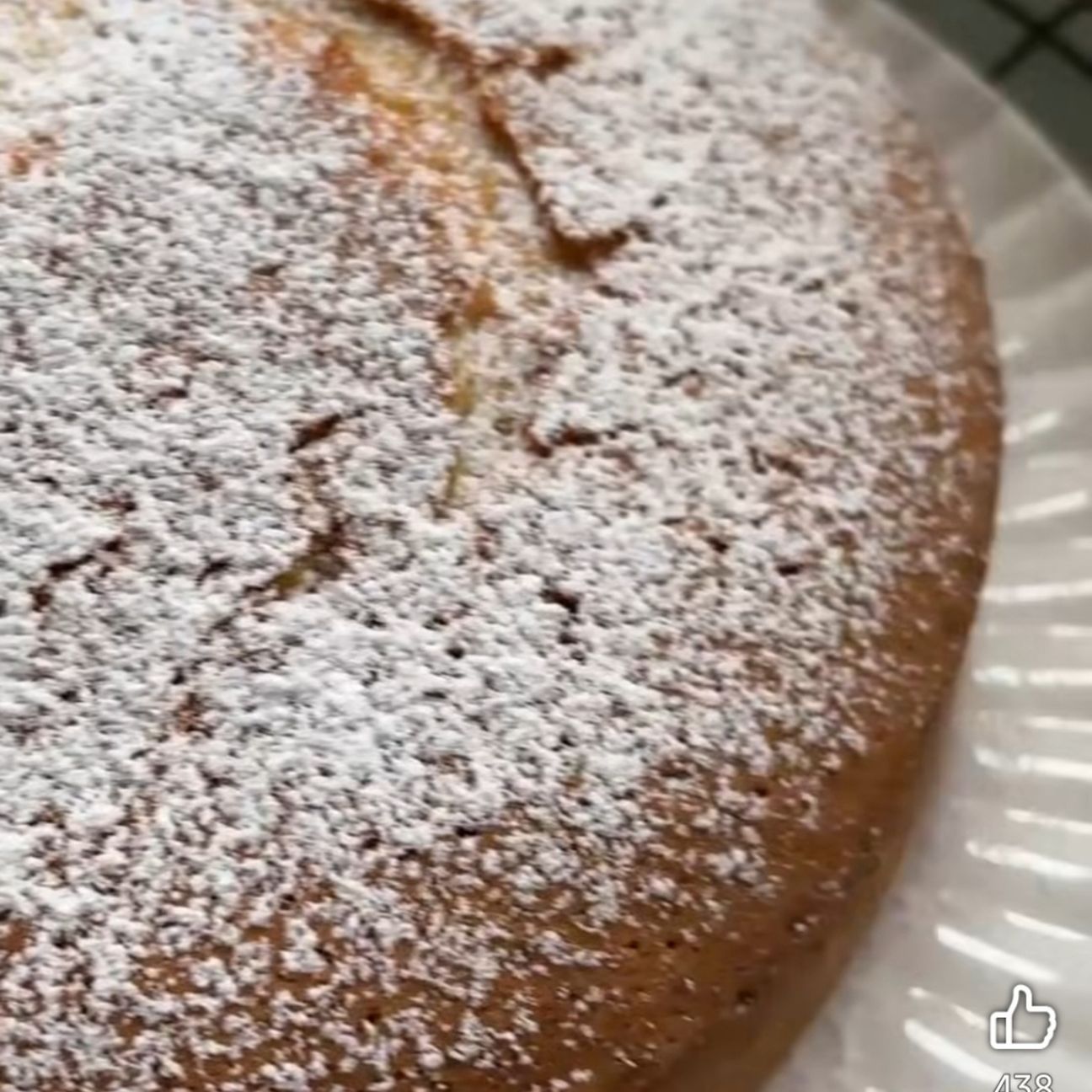 Torta al caffè all'acqua.