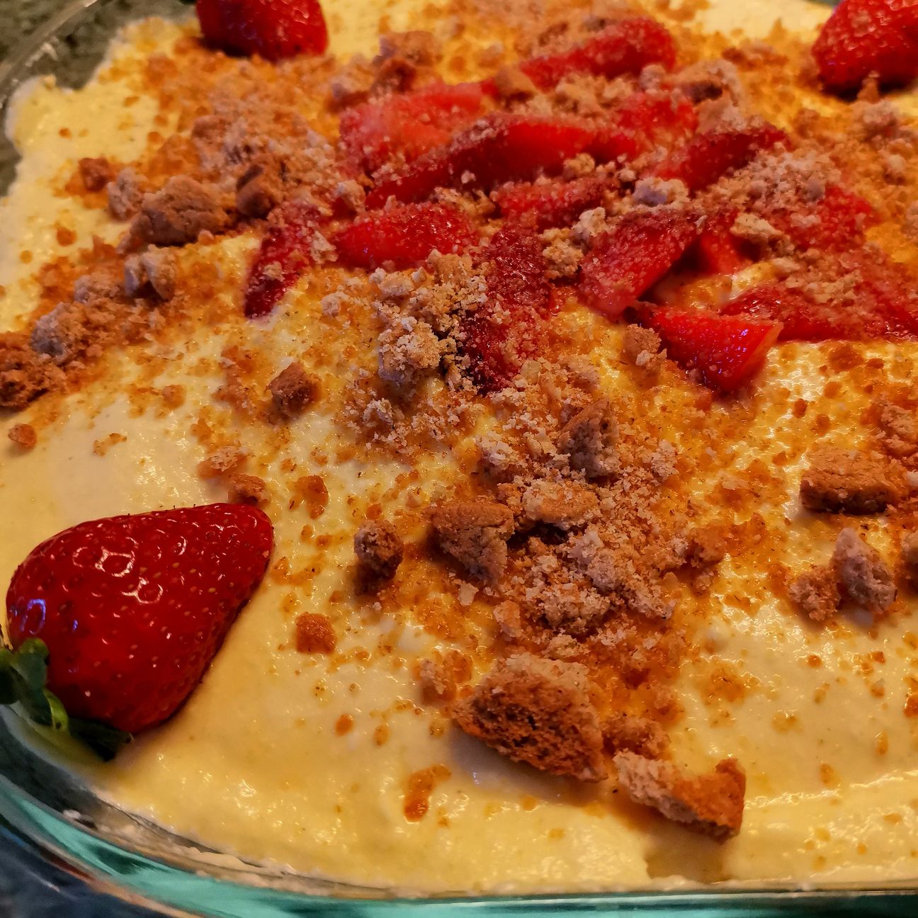 Fragole, mascarpone e crumble