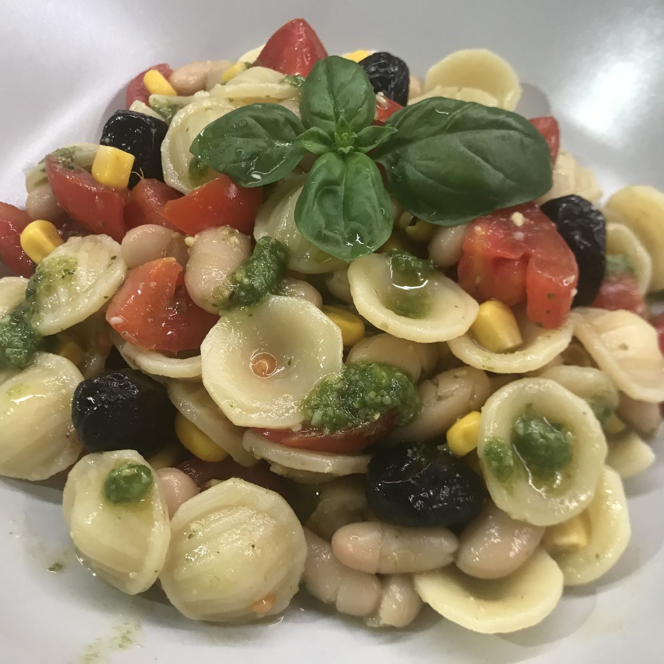 Pasta fredda con cannellini