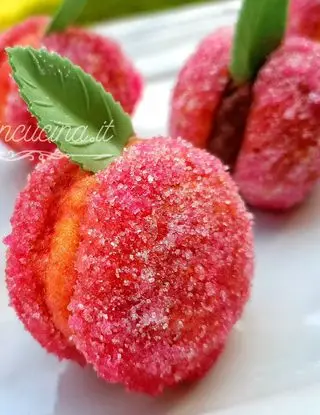 Ricetta Pesche di frolla all'alchermes. di josephine84