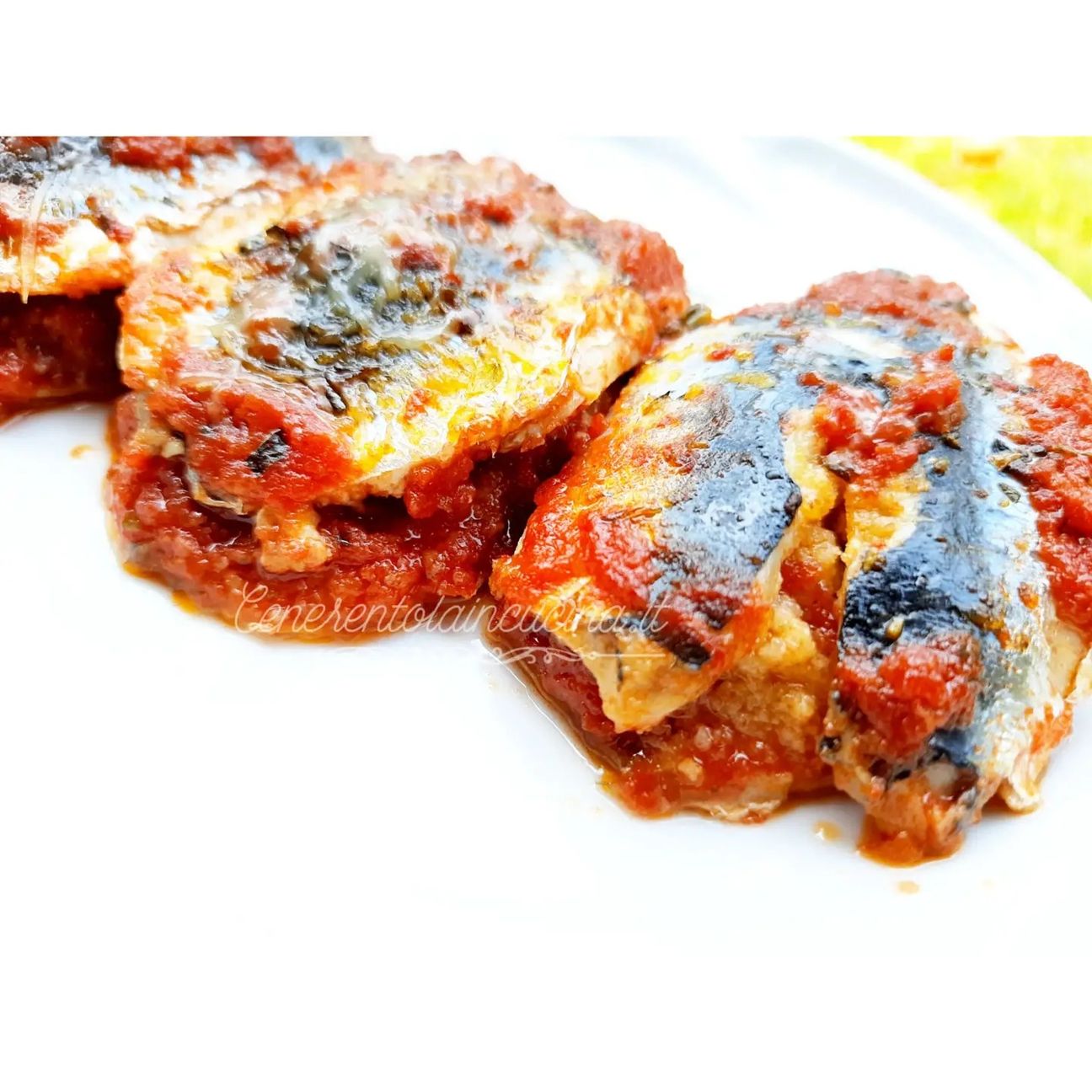 Alici ripiene alla Calabrese.