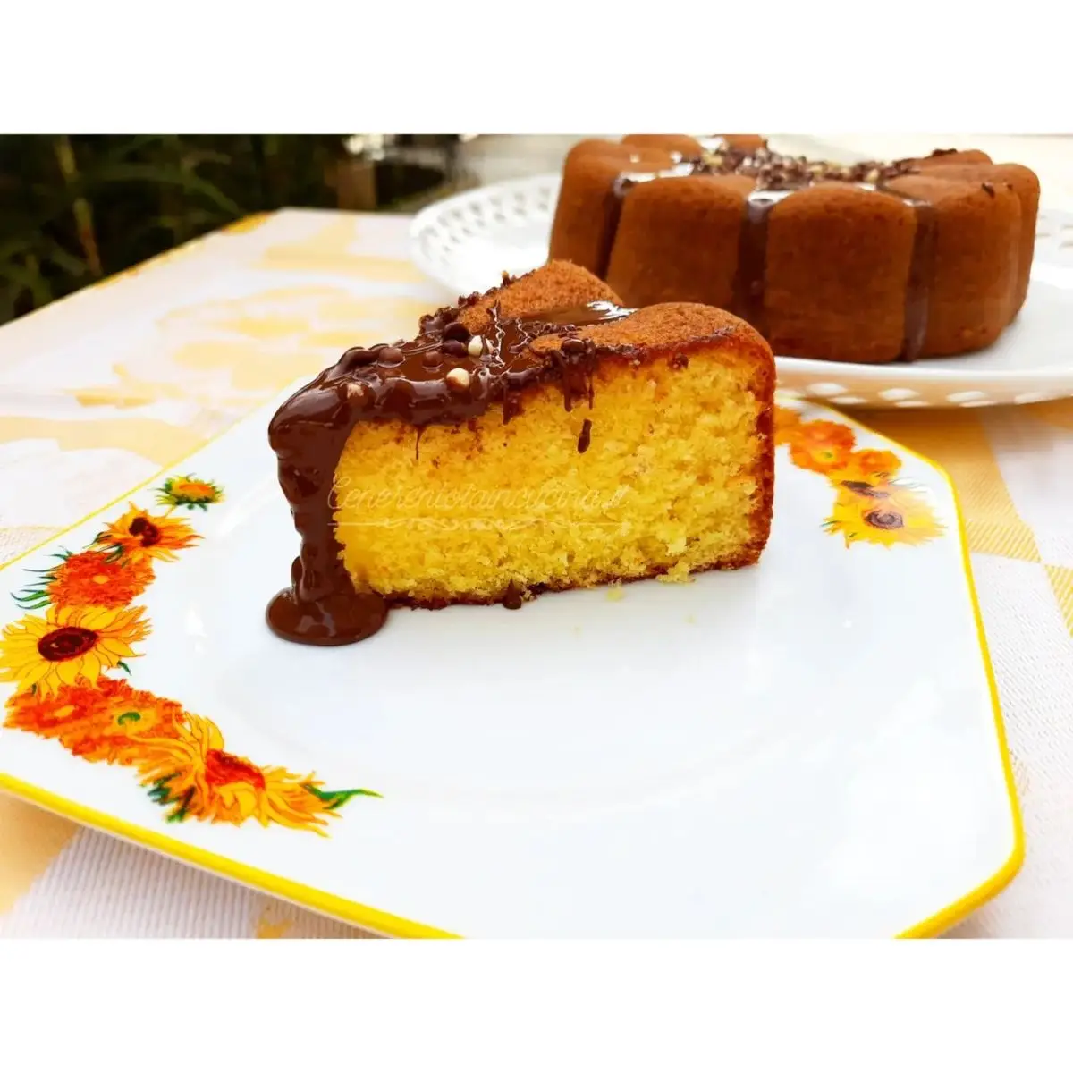 torta all arancia e cioccolato