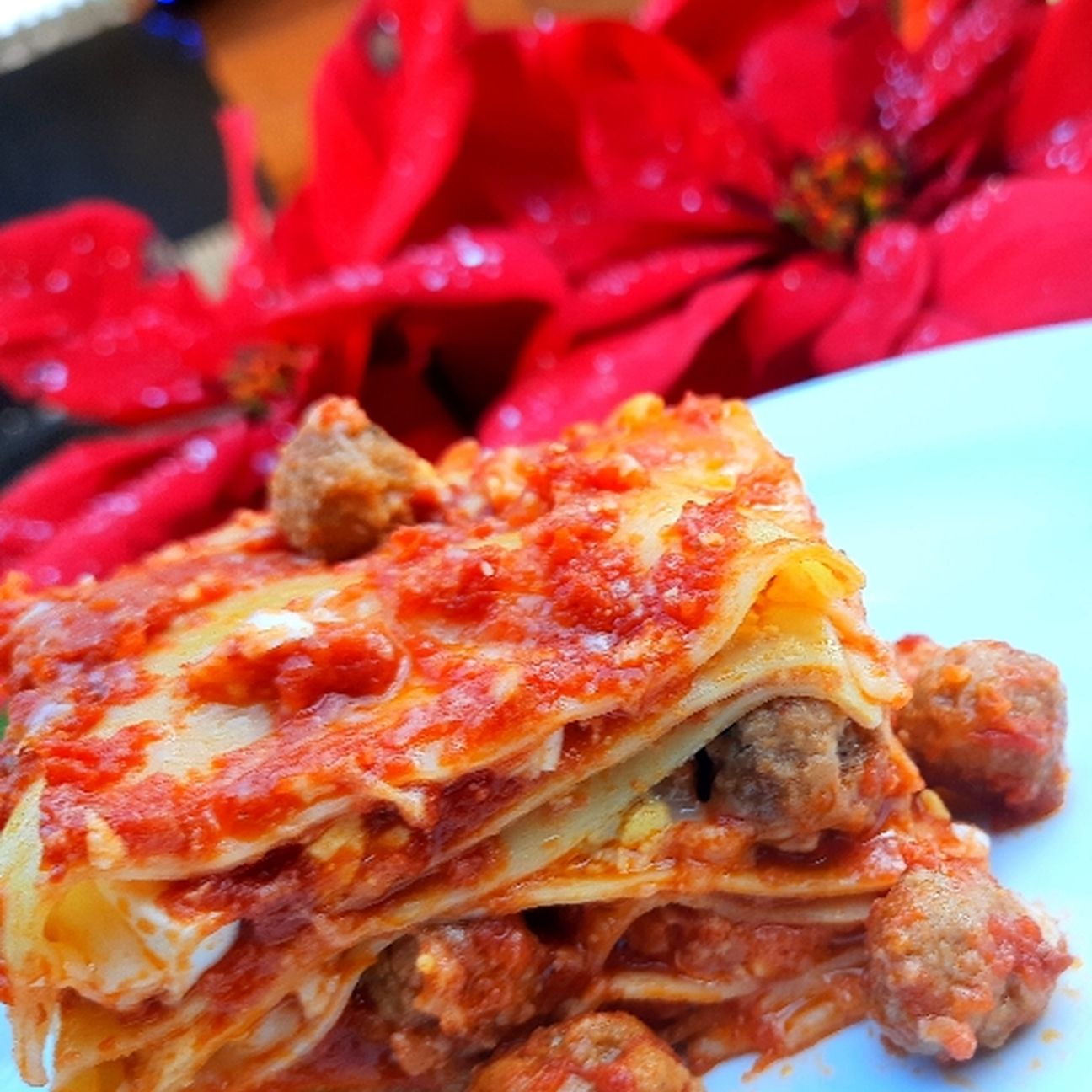 Lasagne con polpettine #NataleAltaCucina