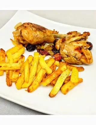 Ricetta Pollo e patate al forno. di josephine84