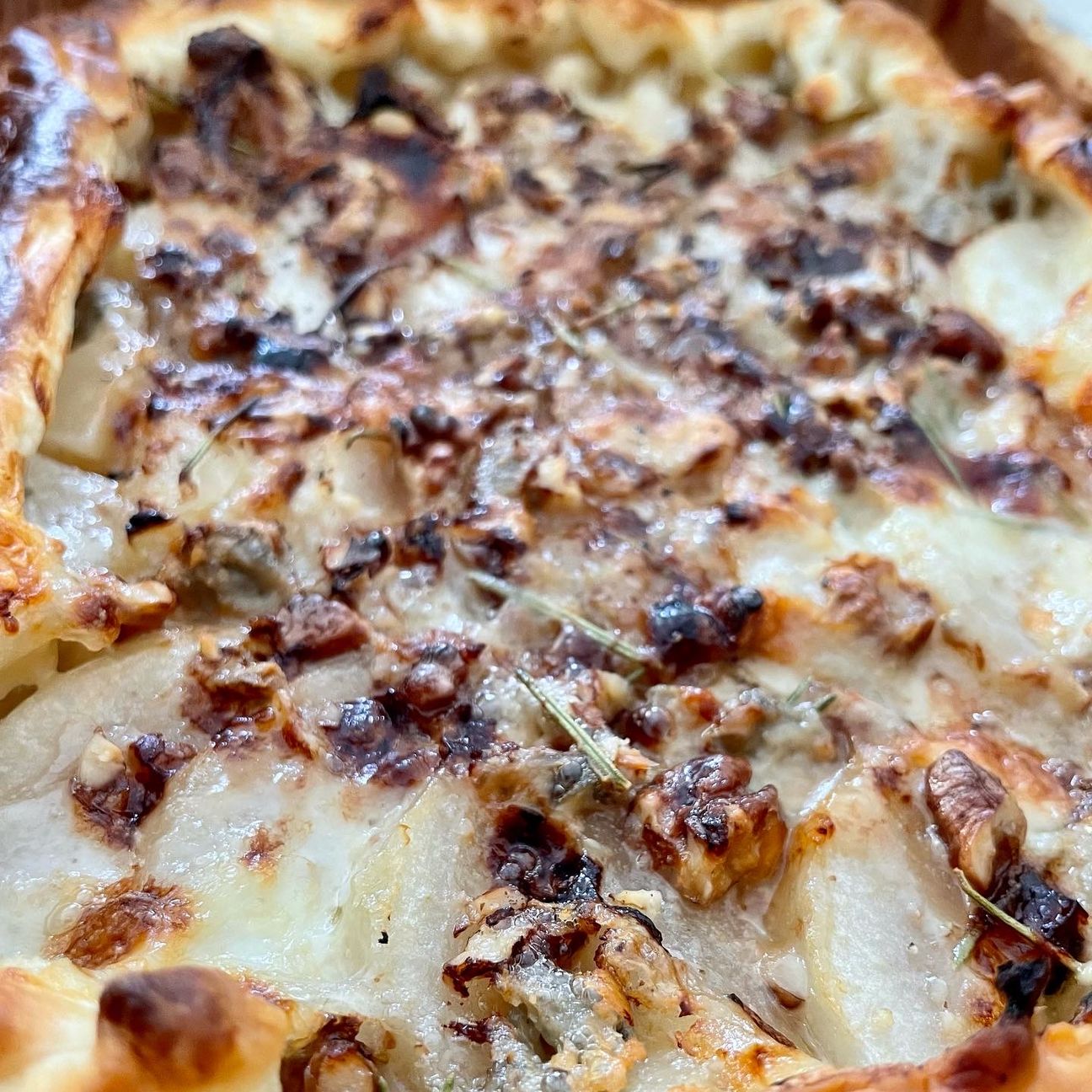 Torta pere gorgonzola e noci