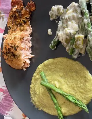 Ricetta Salmone con fantasia di asparagi di mirella00