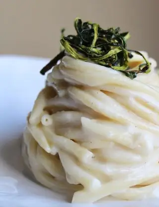 Ricetta Bucatini con fonduta e zucchine fritte 🍝 di Aliscookery